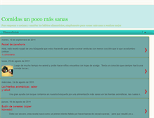 Tablet Screenshot of comidasunpocomassanas.blogspot.com