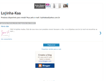 Tablet Screenshot of lojinha-kaa.blogspot.com