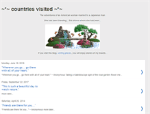 Tablet Screenshot of countries-visited.blogspot.com