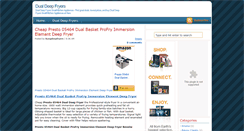 Desktop Screenshot of dual-deep-fryers.blogspot.com