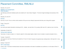 Tablet Screenshot of placementcommitteermlnlu.blogspot.com