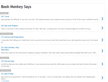 Tablet Screenshot of bookmonkeysays.blogspot.com