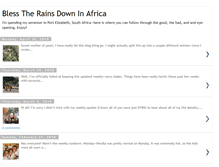 Tablet Screenshot of loganinsafrica.blogspot.com