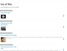 Tablet Screenshot of isleofbile.blogspot.com