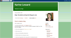 Desktop Screenshot of karinelessard-protic.blogspot.com