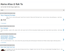 Tablet Screenshot of mama-aliaa.blogspot.com