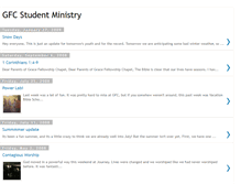 Tablet Screenshot of gfcstudentministry.blogspot.com