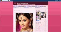 Desktop Screenshot of eventmanagementblog.blogspot.com