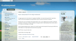 Desktop Screenshot of kvalitetspasset.blogspot.com