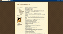 Desktop Screenshot of documentosdearte.blogspot.com