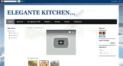 Desktop Screenshot of elegantekitchen.blogspot.com