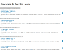 Tablet Screenshot of concursosdecuentos.blogspot.com