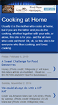 Mobile Screenshot of mycookingathome.blogspot.com