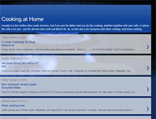 Tablet Screenshot of mycookingathome.blogspot.com
