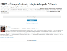 Tablet Screenshot of ethos-advogado.blogspot.com
