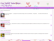 Tablet Screenshot of conamorsabemejor.blogspot.com