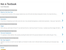 Tablet Screenshot of notatextbook.blogspot.com