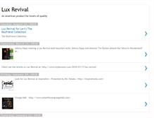 Tablet Screenshot of luxrevival.blogspot.com