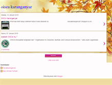 Tablet Screenshot of oiscakaranganyar.blogspot.com