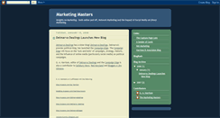 Desktop Screenshot of mktgmasters.blogspot.com