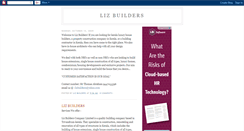 Desktop Screenshot of lizbuilders.blogspot.com