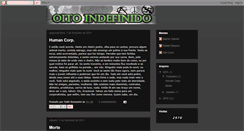 Desktop Screenshot of oitoindefinido.blogspot.com