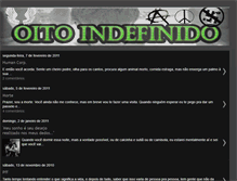 Tablet Screenshot of oitoindefinido.blogspot.com