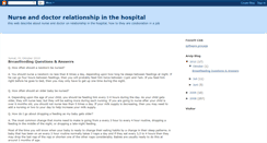 Desktop Screenshot of nurse-doctor.blogspot.com