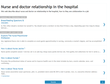 Tablet Screenshot of nurse-doctor.blogspot.com