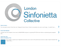 Tablet Screenshot of londonsinfoniettacollective.blogspot.com