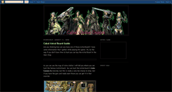 Desktop Screenshot of cabalphguides.blogspot.com