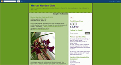 Desktop Screenshot of mercergardenclub.blogspot.com