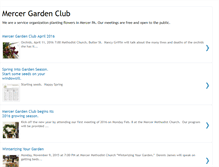 Tablet Screenshot of mercergardenclub.blogspot.com