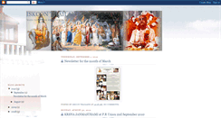 Desktop Screenshot of iskconthailand.blogspot.com