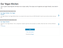 Tablet Screenshot of ourvegankitchen.blogspot.com