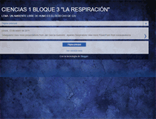 Tablet Screenshot of ciencias1bloque3.blogspot.com