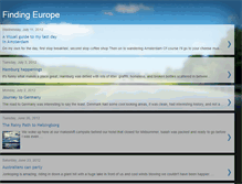 Tablet Screenshot of findingeurope.blogspot.com