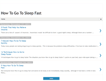 Tablet Screenshot of howtogotosleepfastz.blogspot.com