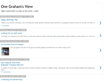 Tablet Screenshot of grahamsview.blogspot.com