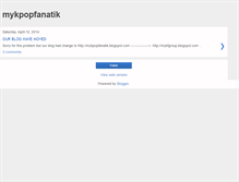 Tablet Screenshot of mykpopfanatik.blogspot.com