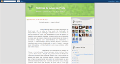 Desktop Screenshot of noticiasdeaguasdaprata.blogspot.com