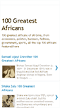 Mobile Screenshot of 100greatestafricans.blogspot.com