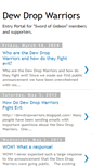 Mobile Screenshot of dewdropwarriors.blogspot.com
