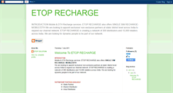 Desktop Screenshot of etoprecharge.blogspot.com