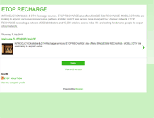 Tablet Screenshot of etoprecharge.blogspot.com