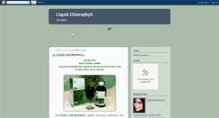 Desktop Screenshot of minumansehat-chlorophyll.blogspot.com