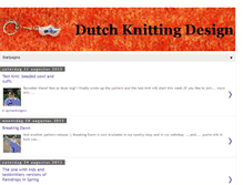 Tablet Screenshot of dutchknittingdesign.blogspot.com