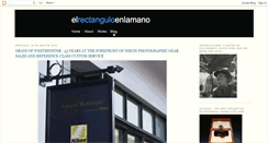 Desktop Screenshot of elrectanguloenlamano.blogspot.com