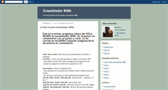 Desktop Screenshot of ensamblador8086.blogspot.com