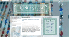 Desktop Screenshot of lucindasbeads.blogspot.com